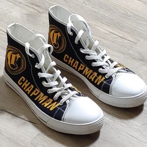 Chapman College hi top Unisex canvas sneakers M8.5 W11